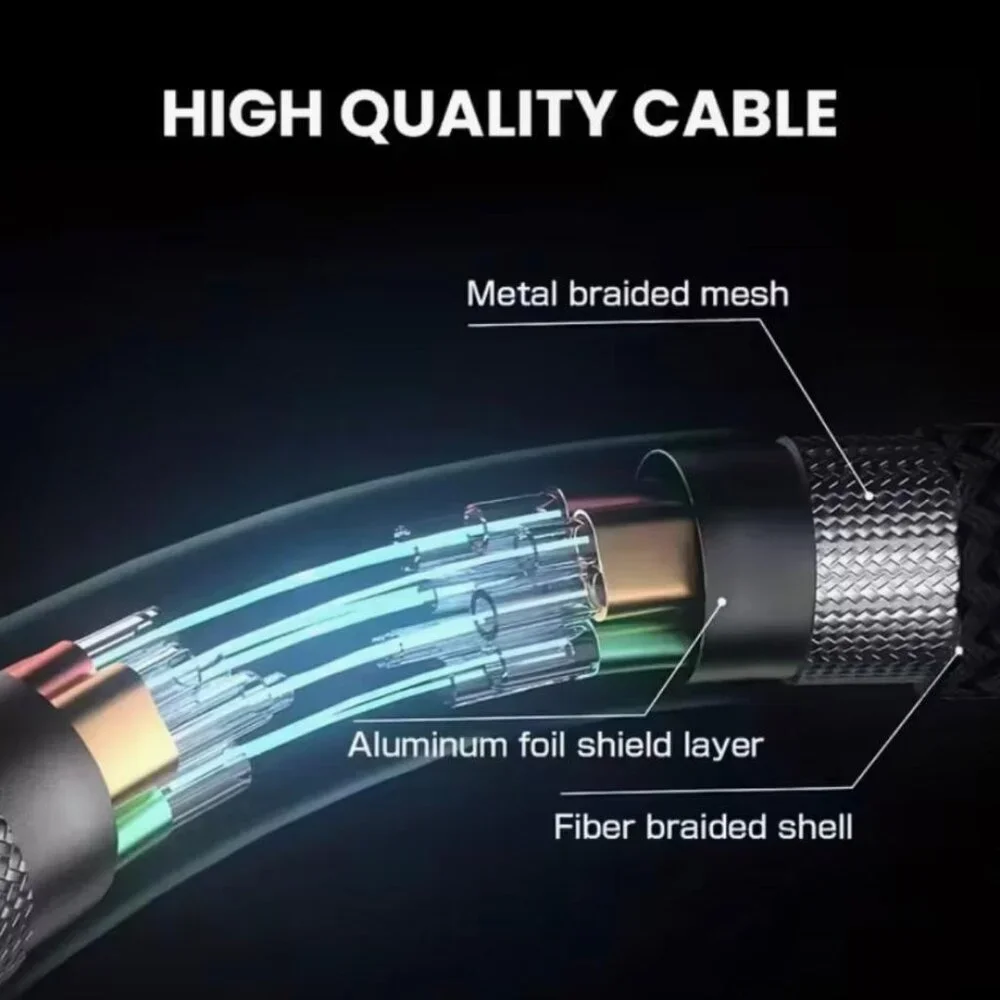 NEW - 8K 4K DisplayPort Cable 1.4 6.6FT DP Cord VESA Certified 8K60Hz 4K144Hz